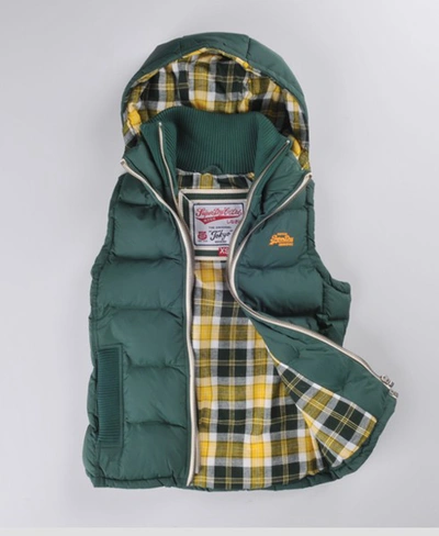 Superdry Leichte Weste Mit Kapuze In Green