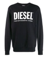 Diesel Black S-gir-division-logo Sweatshirt