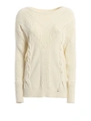 PATRIZIA PEPE CABLE MOTIF SLEEVES SWEATER