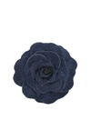 PHILOSOPHY DI LORENZO SERAFINI DENIM FLOWER BROOCH,3804 2130 290