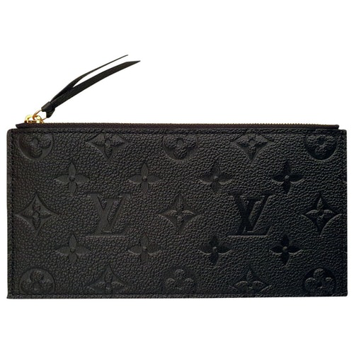 Pre-Owned Louis Vuitton AdÈle Black Leather Purses, Wallet & Cases | ModeSens