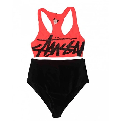 Pre-owned Stussy Orange Swimwear