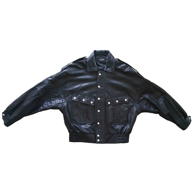 Pre-owned The Kooples Black Leather Leather Jacket