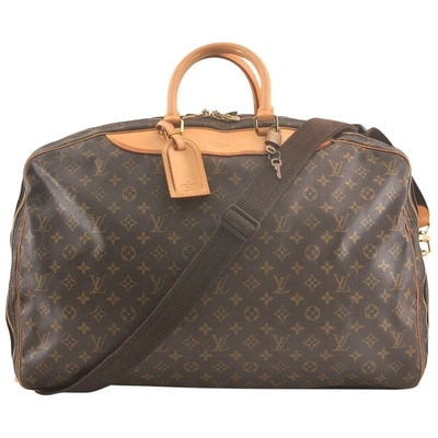 Pre-owned Louis Vuitton Brown Cloth Travel Bag