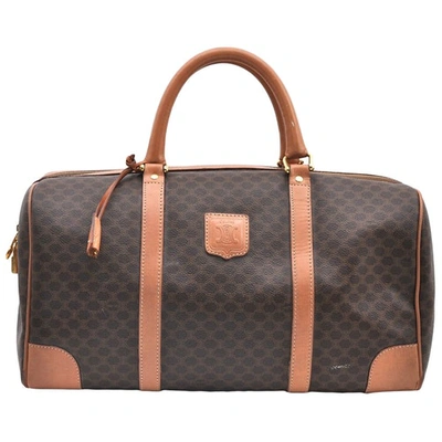 Pre-owned Celine Brown Leather Travel Bag