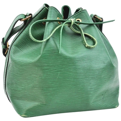 Pre-owned Louis Vuitton Green Leather Handbag