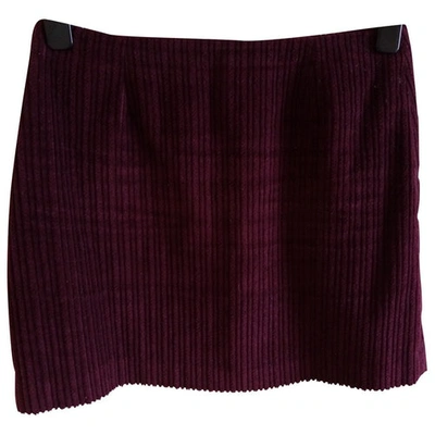 Pre-owned French Connection Purple Cotton Skirt