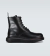 ALEXANDER MCQUEEN HYBRID LACE-UP BOOTS,P00478815