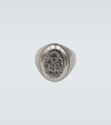 ALEXANDER MCQUEEN METAL SIGNET RING,P00478881