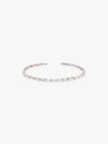 Suzanne Kalan 18k White Gold Fireworks Horizontal Diamond Bracelet In Metallic
