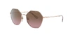 Vogue Eyewear Vogue Vo4180s Rose Gold Sunglasses In Pink Gradient Brown