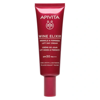 Apivita Wine Elixir Wrinkle And Firmness Lift Day Cream Dark Spots Lightening Spf30 40ml