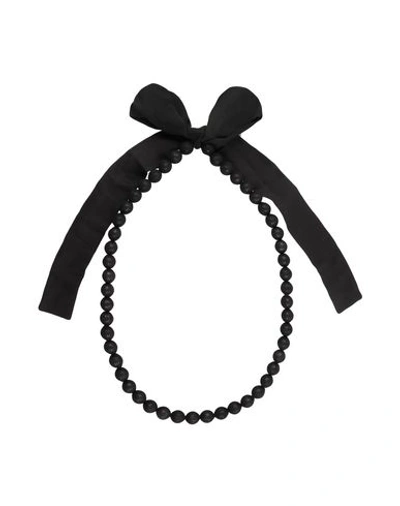 Le Tricot Perugia Necklaces In Black