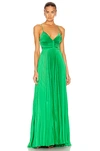 A.l.c Aries Pleated Dress In Prickly Pear