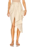 JOHANNA ORTIZ MAP READER EMBROIDERED WRAP SKIRT,JOTZ-WQ10