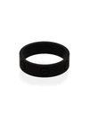 MAD PARIS CUSTOMISED PRE-OWNED 18KT BLACK GOLD CARTIER LOVE RING