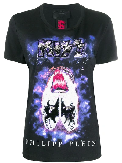 Philipp Plein Rock Band T-shirt In Black