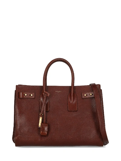 Pre-owned Saint Laurent Women's Handbags -  - In Brown Leather