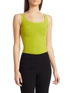 Theory Women's Len Tubular Stretch Jersey Tank Top In Citron