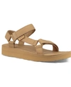 Teva Beige Midform Universal Leather Sandals In Tan