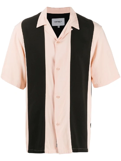 Carhartt Short Sleeve Block Stripe Shirt In Neutrals