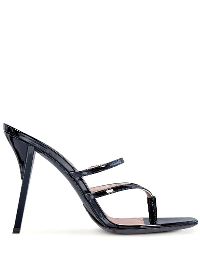 Fenty T-heel Square 105mm Sandals In Black