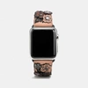 Coach Apple Watch® Strap With Tea Rose, 38mm In White - Size Wmn