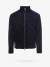 Paul & Shark High Collar Zipped Cardigan In Blue