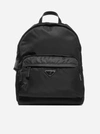 PRADA LOGO-PLAQUE NYLON BACKPACK