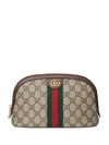 Gucci Ophidia Makeup Bag In Neutrals
