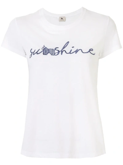 Colombo Slogan-print T-shirt In White