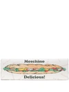 MOSCHINO SANDWICH LOGO-PRINT CLUTCH BAG