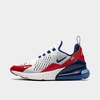 Nike Air Max 270 Sneakers In White/university Red/obsidian