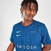 Nike Men's Sportswear Swoosh T-shirt In Blue