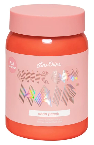 Lime Crime Unicorn Hair Full Coverage Semi-permanent Hair Colour In Neon Peach