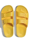 Freedom Moses Two-strap Slides In Yellow