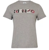 KENZO T-SHIRT LOGO KENZO,KENN82A4GRY