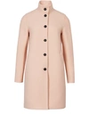 HARRIS WHARF LONDON BOILED WOOL EGG COAT,WHAGZ33HPIN