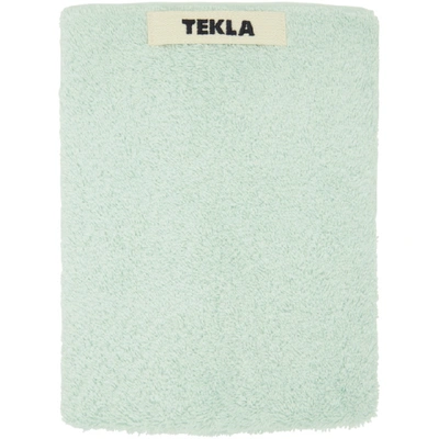 Tekla Green Organic Hand Towel In Mint Green