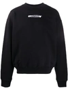 OFF-WHITE HAND PAINTERS CREW NECK SWEATSHIRT