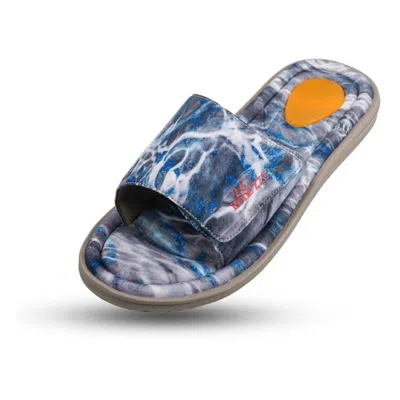 26bonezzz Men's  Glidzzz Velcro Strap Slide Water Sandals In Multi