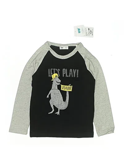 Pre-owned 27 Kids' 3/4 Sleeve T-shirt In Gray