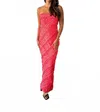2.7 August Apparel Hot Topic Maxi Dress In Red In Red