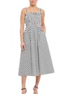 2.7 August Apparel Ready For It Dress In Black/white In Multi