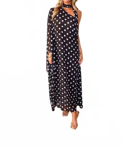 2.7 August Apparel Spot Me Later Maxi Dress In Navy In Blue