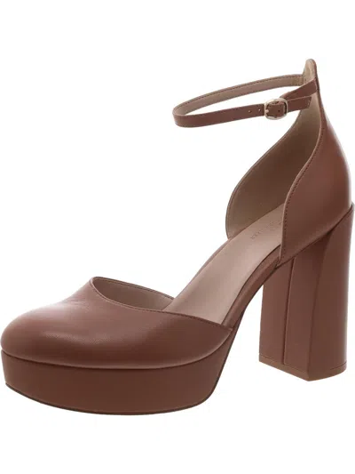 27 Edit Giovanna Womens Leather Pumps Platform Heels In Multi