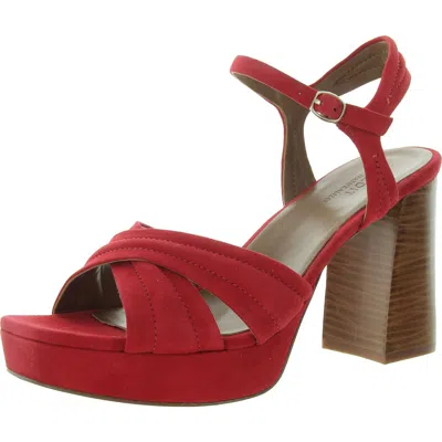 27 Edit Jaime Womens Buckle Ankle Strap Block Heel In Multi