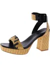 27 Edit Jaselle 2 Womens Braided Straw Ankle Strap In Multi