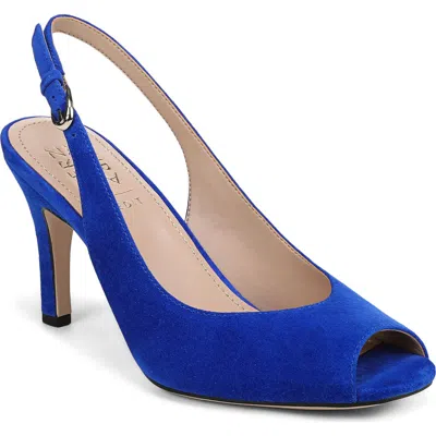 27 Edit Naturalizer Alexa Peep Toe Slingback Pump In Blue