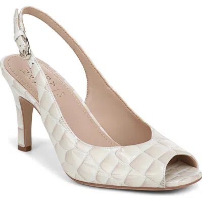 27 Edit Naturalizer Alexa Peep Toe Slingback Pump In White